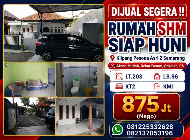 dijual rumah tembalang semarang