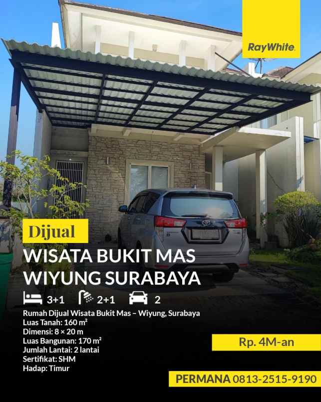 dijual rumah wisata bukit mas 2