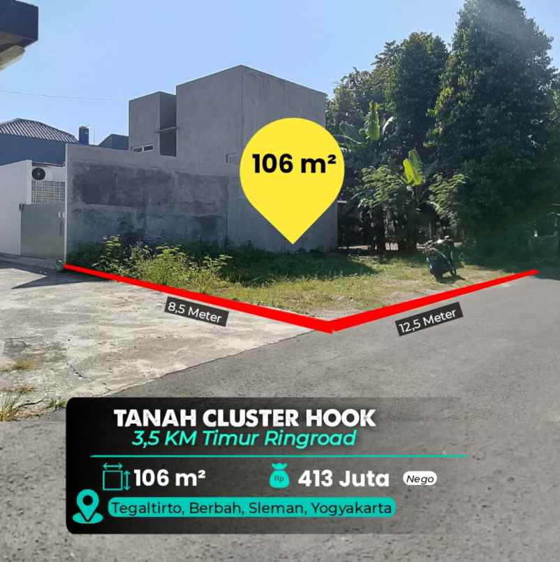 dijual tanah bandara adisucipto