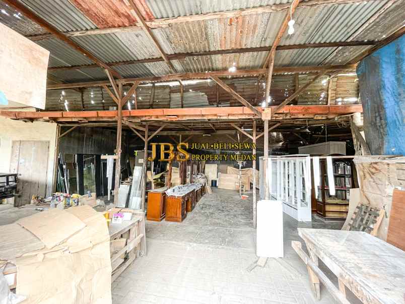 dijual tanah dan gudang jalan suasa tengah mabar hilir