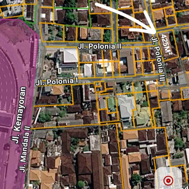 dijual tanah depan bandara ngurah rai