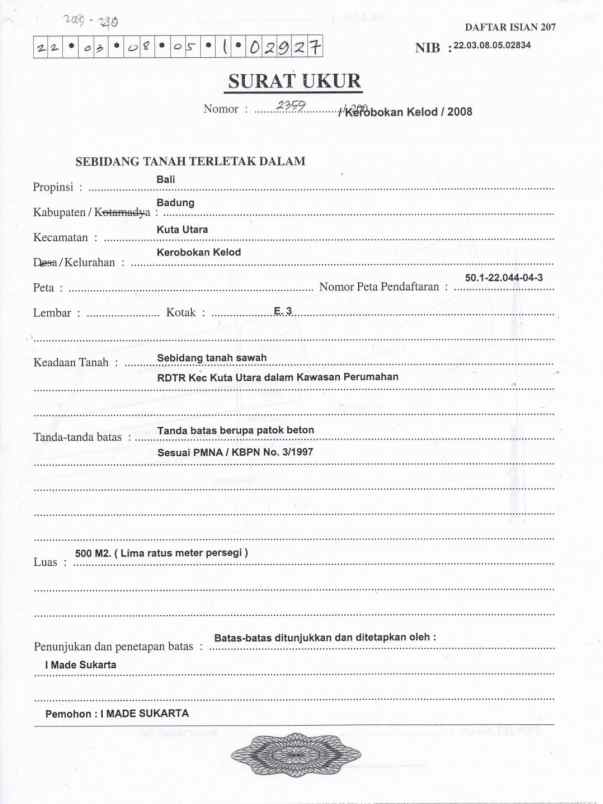 dijual tanah dewi saraswati