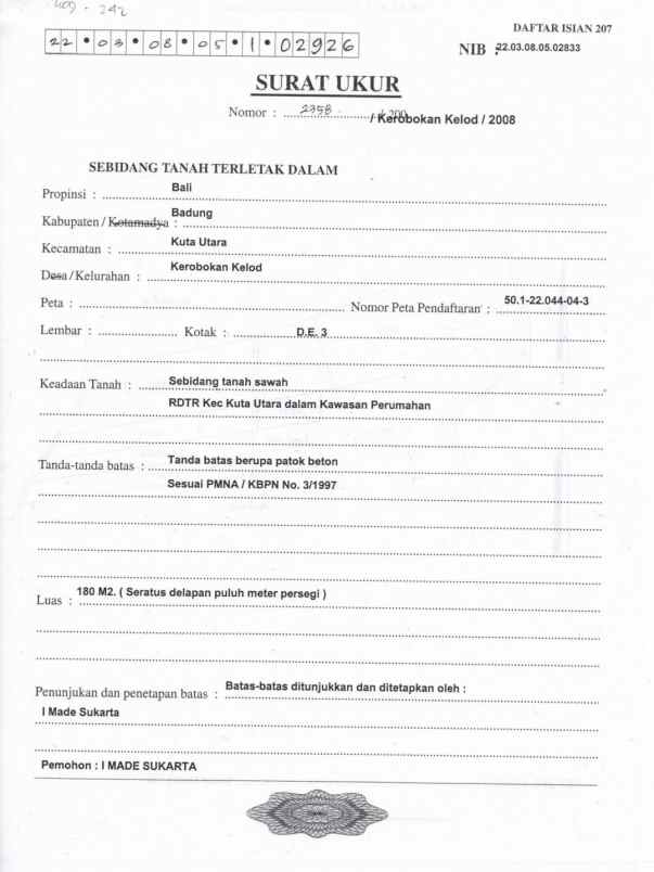 dijual tanah dewi saraswati