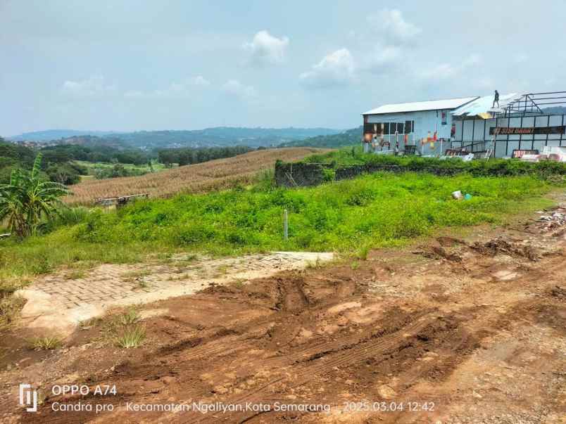 dijual tanah di kawasan candi manyaran semarang