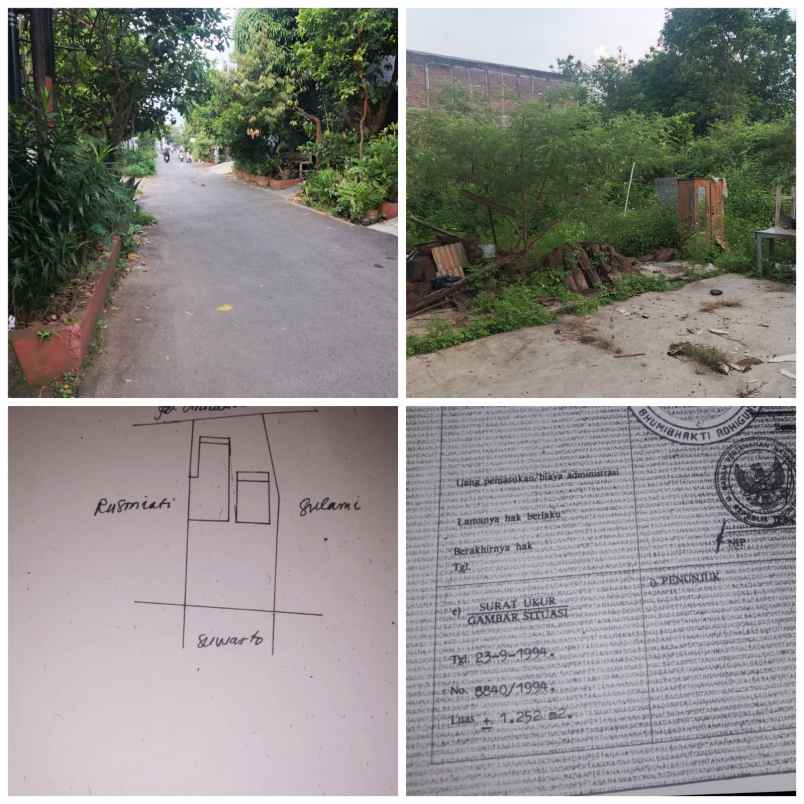 dijual tanah di mulawarman barat semarang