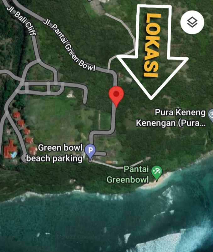 dijual tanah jl pura batu pageh