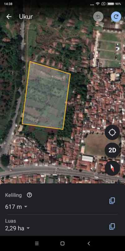 dijual tanah jl raya lingkar nagreg