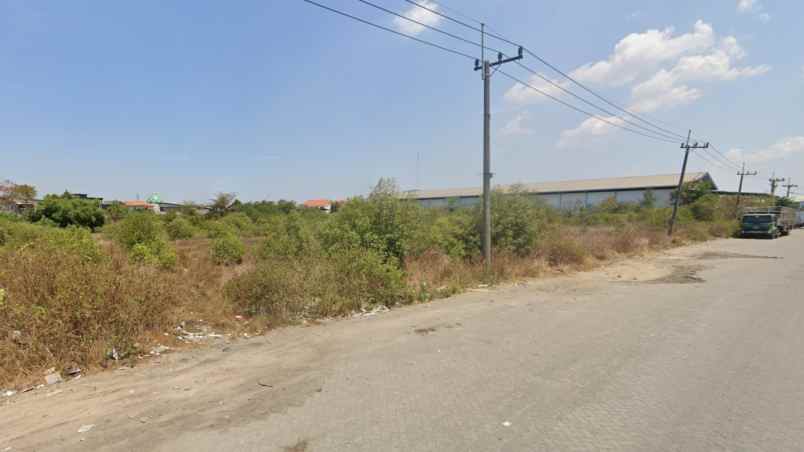 dijual tanah jl raya tambak osowilangun