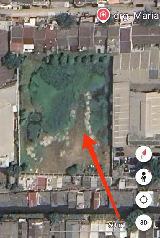 dijual tanah jl sumur batu