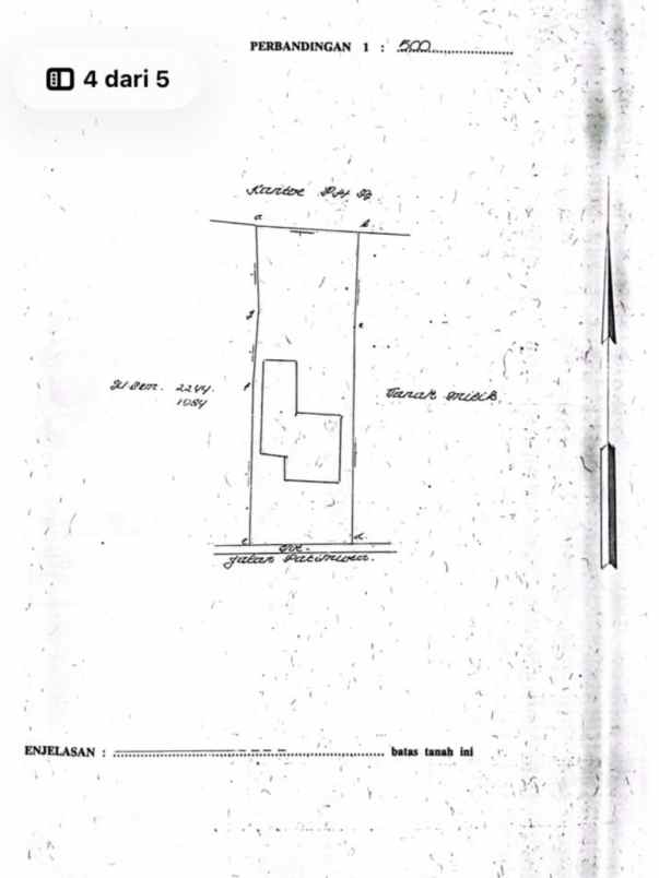 dijual tanah jln pattimura