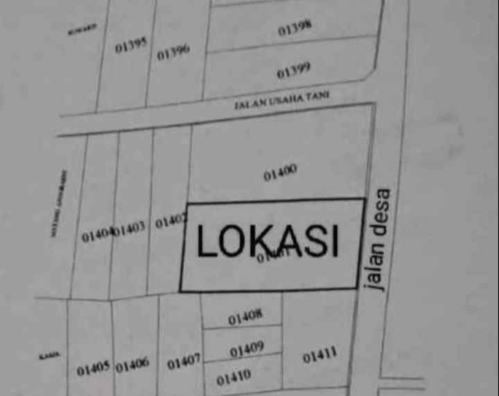 dijual tanah kebun pinggir jalan desa mobil truk masuk