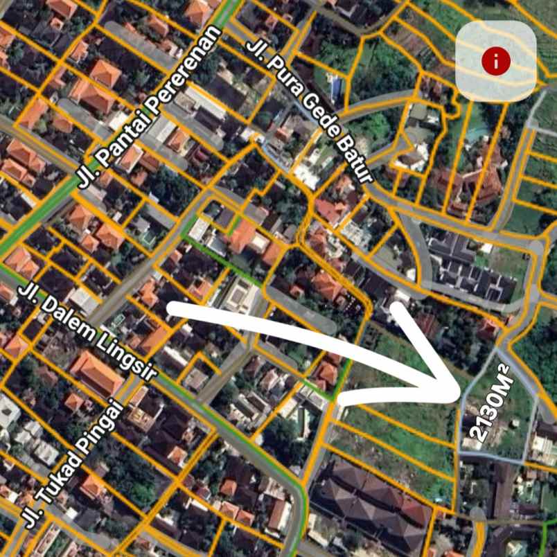 dijual tanah pantai pererenan