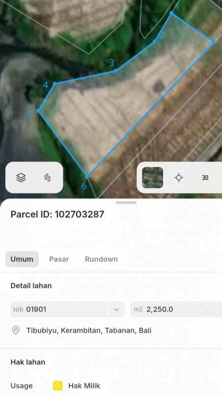 dijual tanah pantai tegalombo