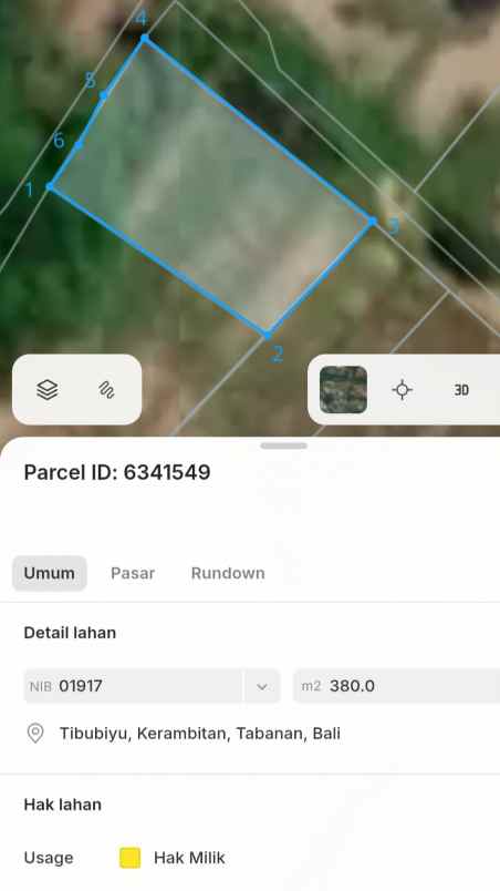 dijual tanah pantai tegalombo