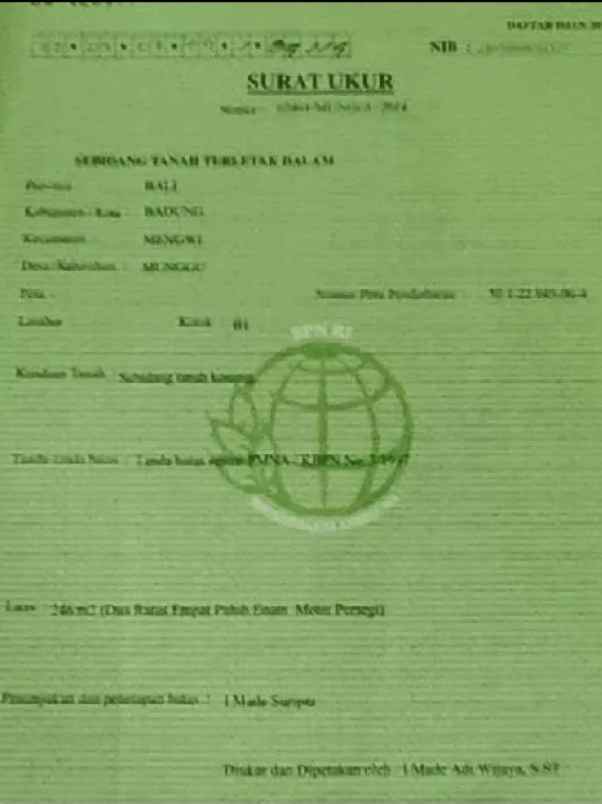 dijual tanah raya kaba kaba