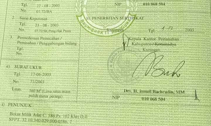 dijual tanah strategis pinggir jalan desa