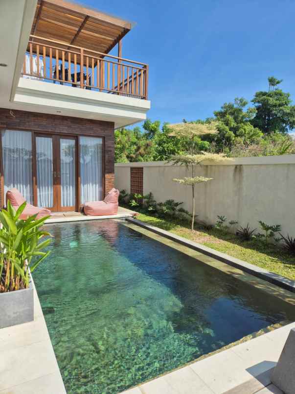 dijual villa view sawah area sanur denpasar bali