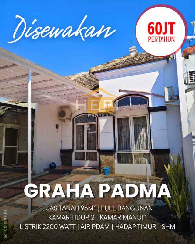 disewakan rumah di graha padma semarang