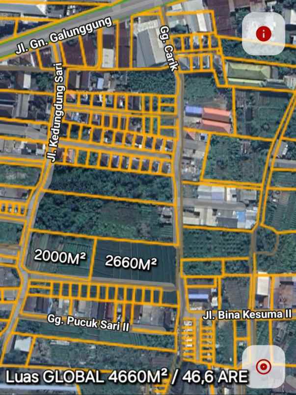 disewakan tanah kedungdung sari cargo