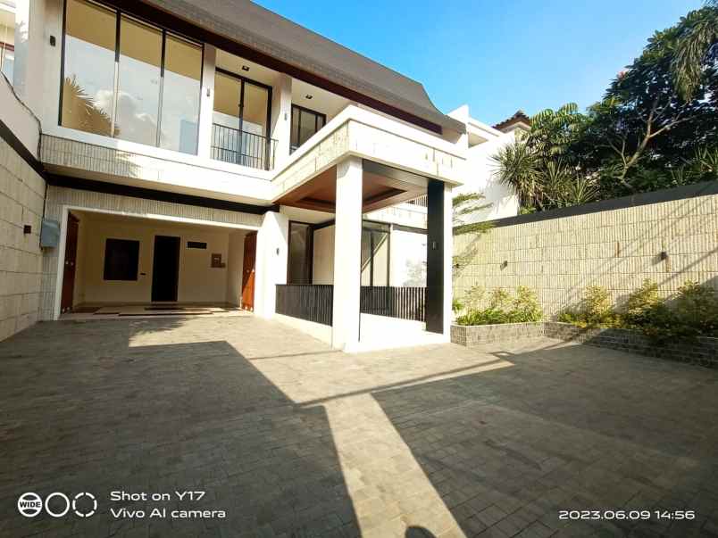 for sale brand new modern tropical house at kemang