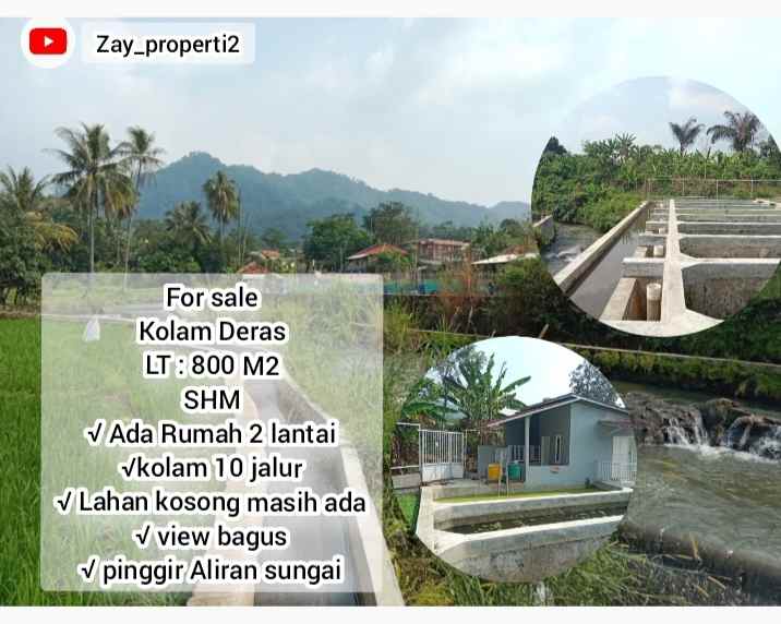 for sale kolam deras cijambe subang jawa barat