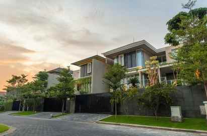 grand peninsula park rumah 3 lantai harga 9 m an