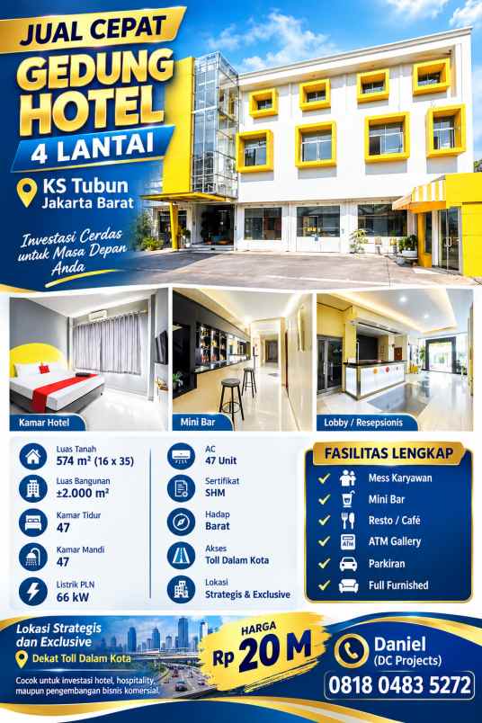 hot sale gedung ex hotel jl ks tubun jakarta barat