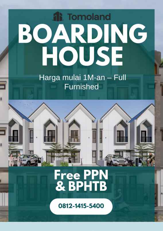 jual rumah kost malang siap pakai furnished