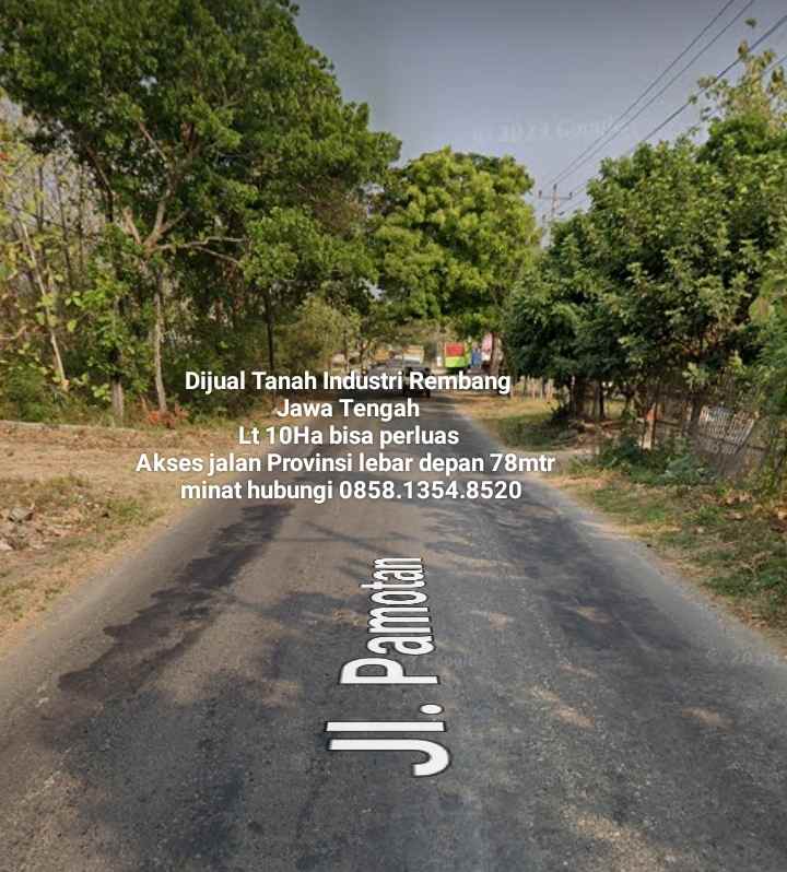 lahan industri rembang jawa tengah murah