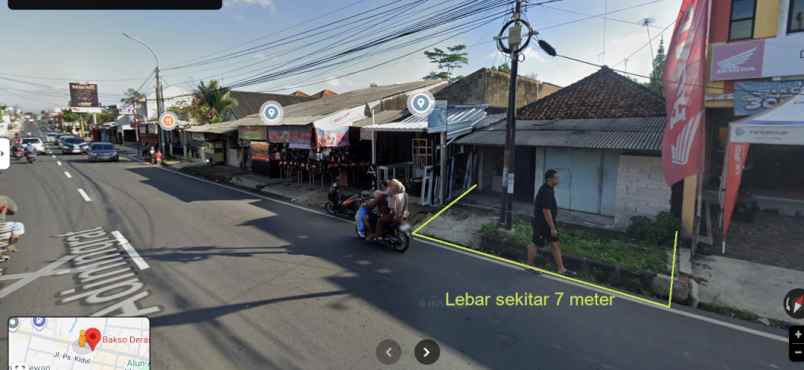 lahan usaha di dekat pasar manonjaya