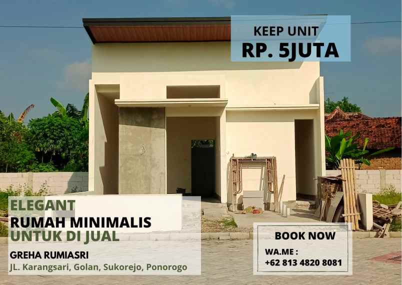 minimalis modern rumah syariah ponorogo