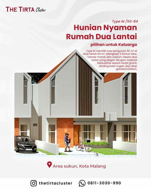 perumahan area sukun kota malang dp murah