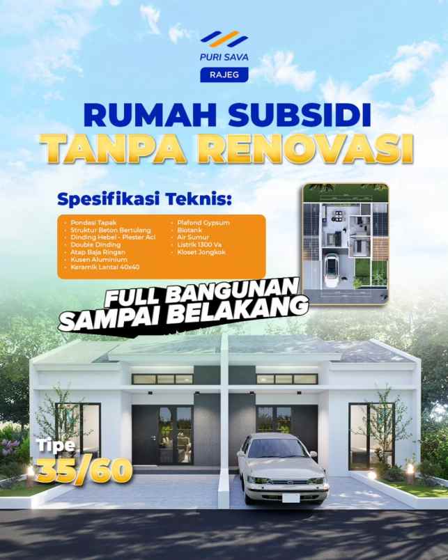 perumahan subsidi puri sava rajeg tangerang