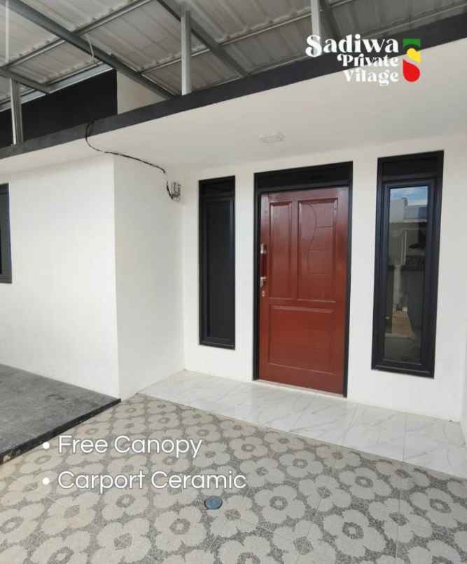 rumah baru harga murah di sadiwa private vilage