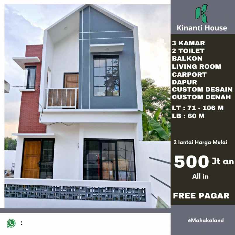 rumah cluster kinanti jatihandap bandung