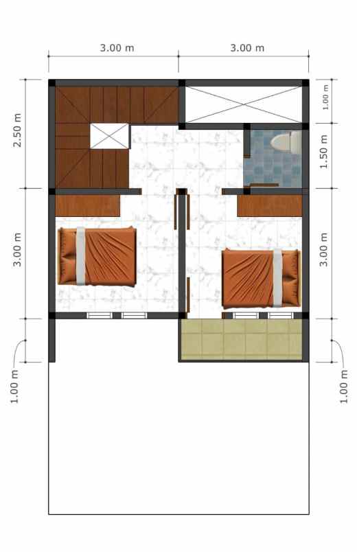 rumah daerah bintaro dekat mall x chang