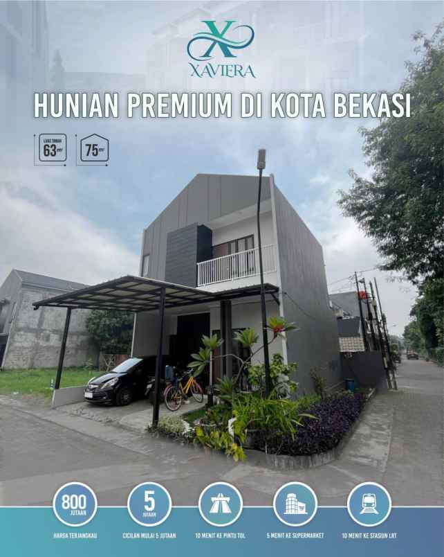 rumah di rawalumbu dekat sekolah melati