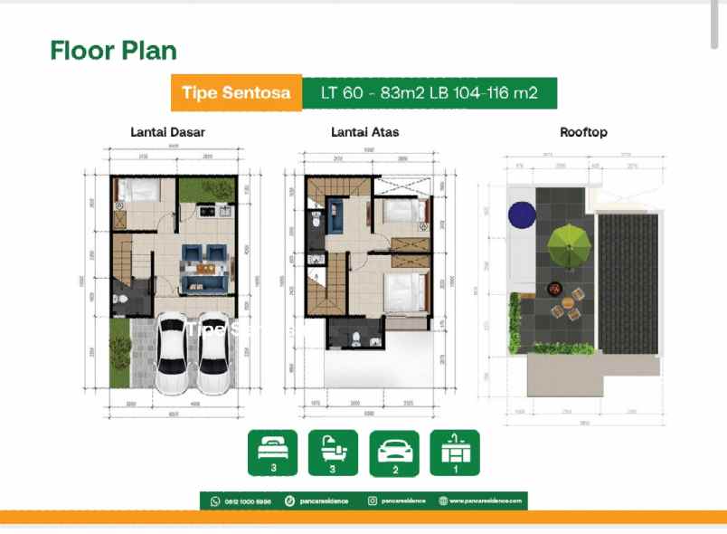 rumah dijual 2 lantai selangkah ke lrt ciracas