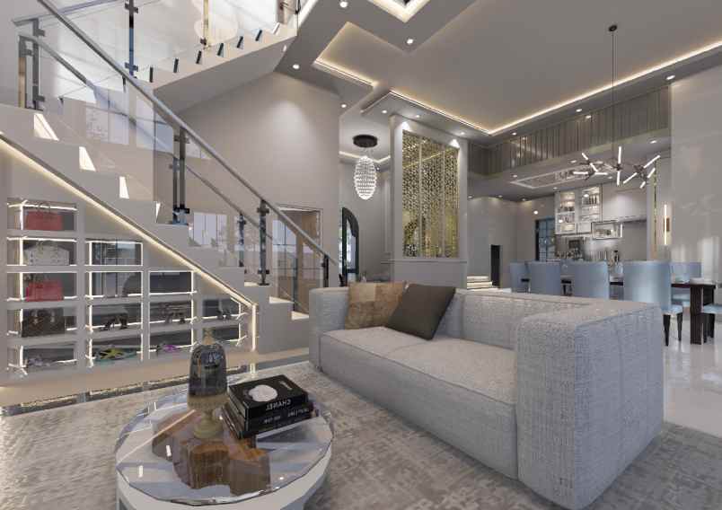 rumah luxury komplek pemda cemara gading