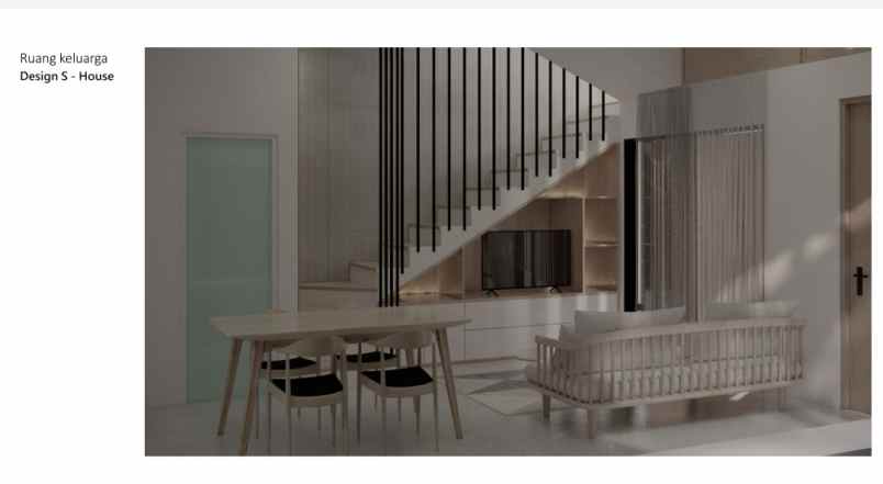 rumah modern minimalis strategis di cirendeu tang sel