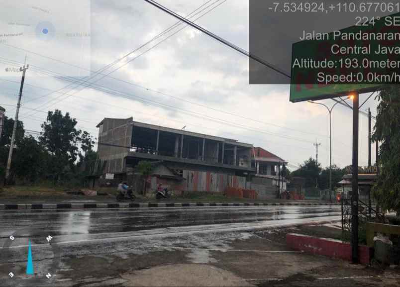 tanah jalan pandaran jawa tengah
