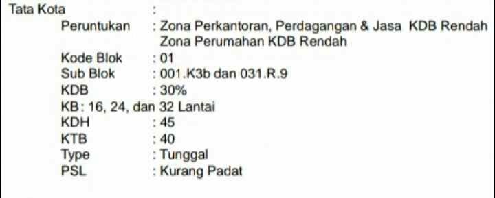 tanah jln tb simatupang jakarta