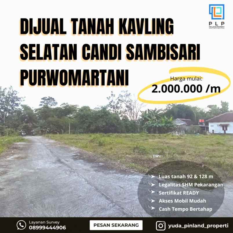 tanah kavling purwomartani dekat bandara adisudjipto