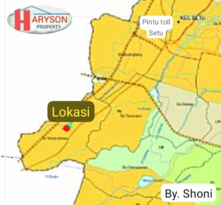 tanah luas 51 749 m2 setu bekasi