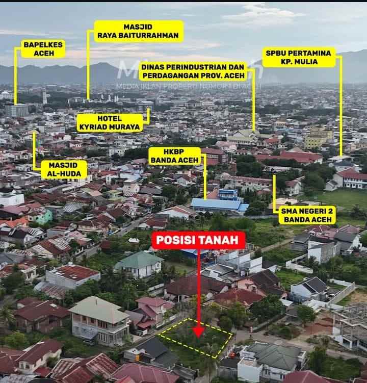 tanah murah pusat kota banda aceh