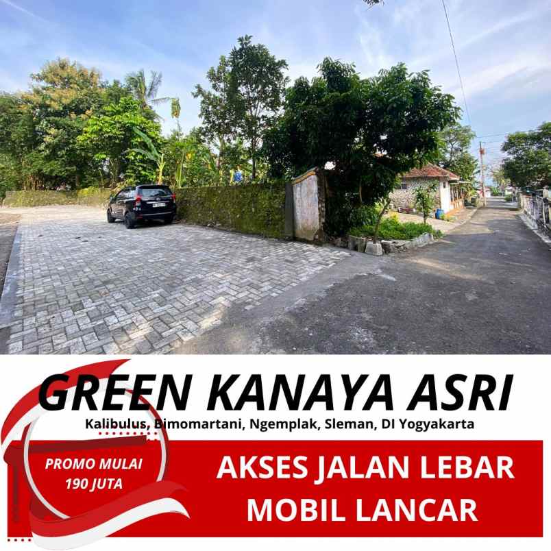tanah strategis di sleman timur 190 juta