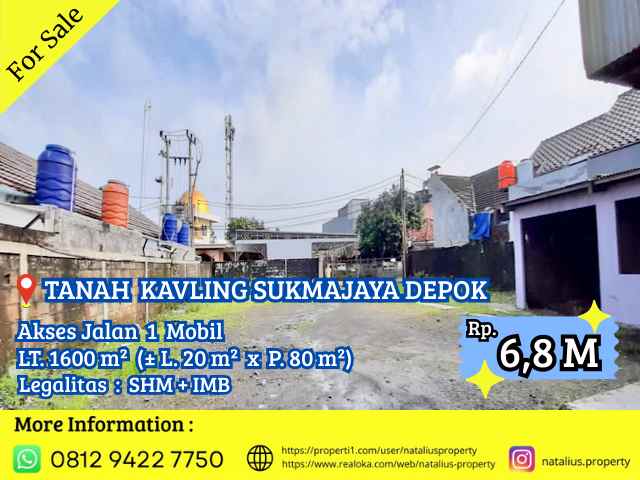 tanah sukmajaya depok