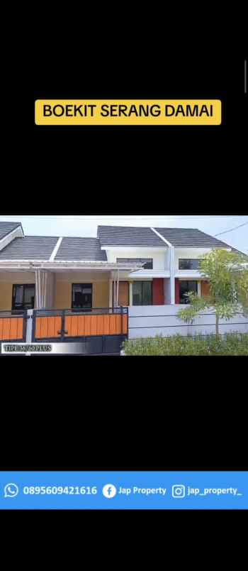 boekit serang damai rumah subsidi dan komersil