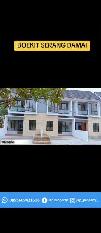 boekit serang damai rumah subsidi dan komersil