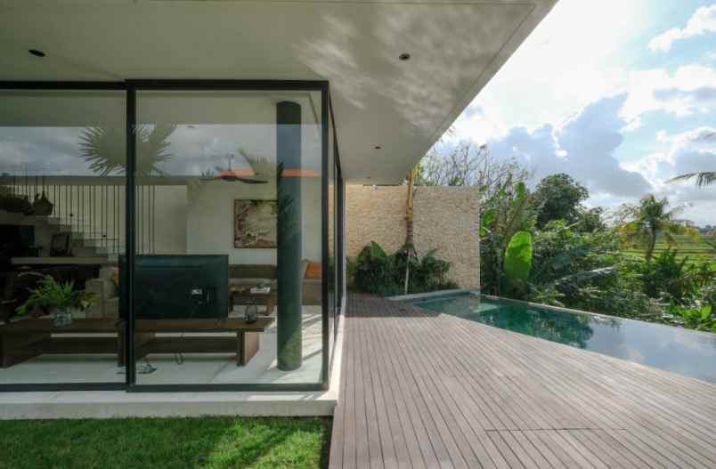 brand new villa view sawah dekat nuanu bali